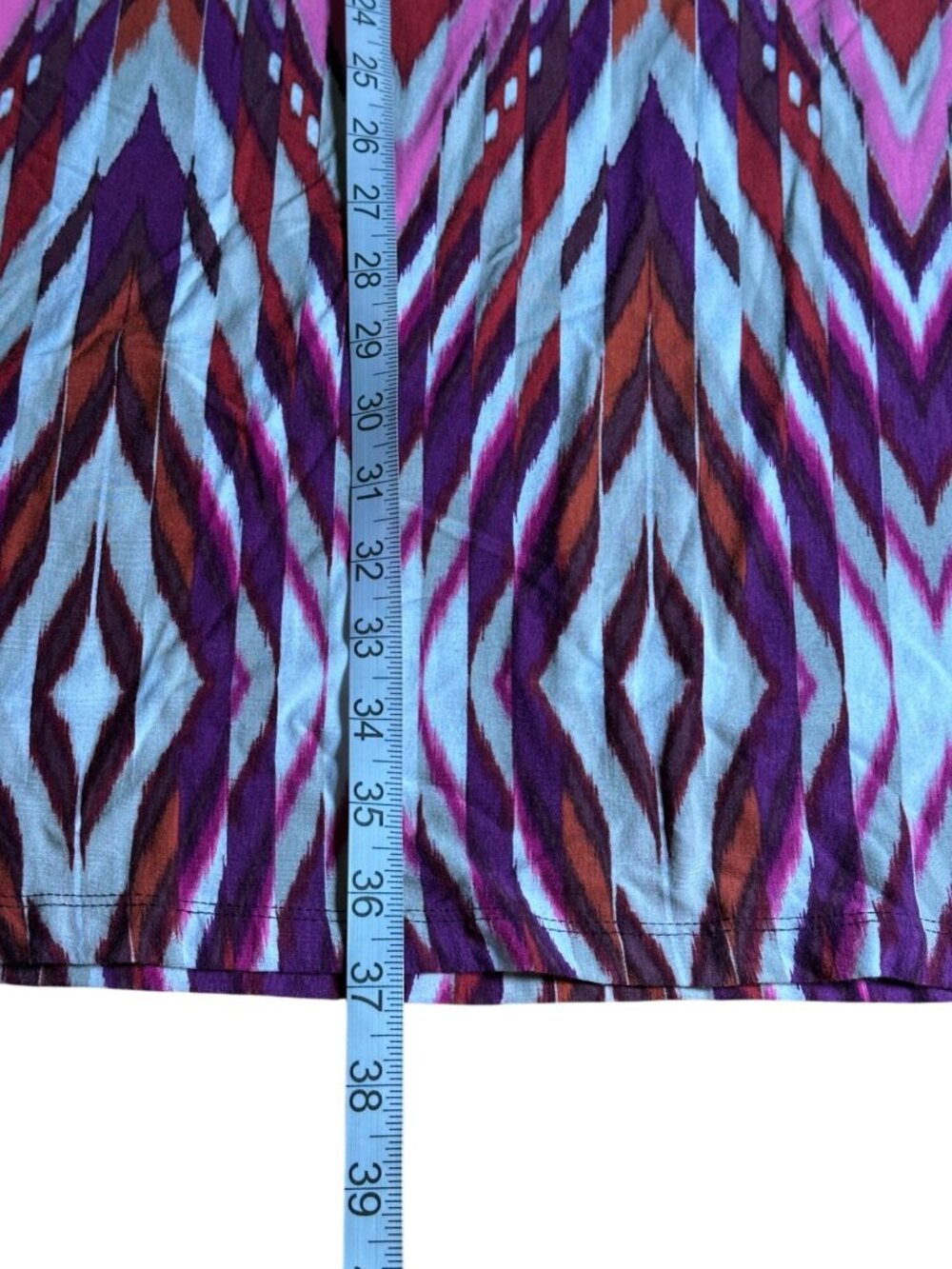 Athleta Sleeveless Geometric Print Dress Pink Purple Athletic Casual Dress - Picture 8 of 10